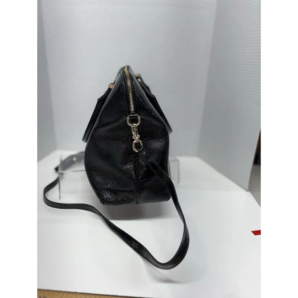 Kate Spade New York Cedar Street Margot Satchel Black Patent Leather crossbody
